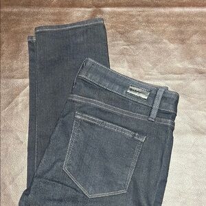 Paige Stylish Dark Blue Jeans. Size 28.